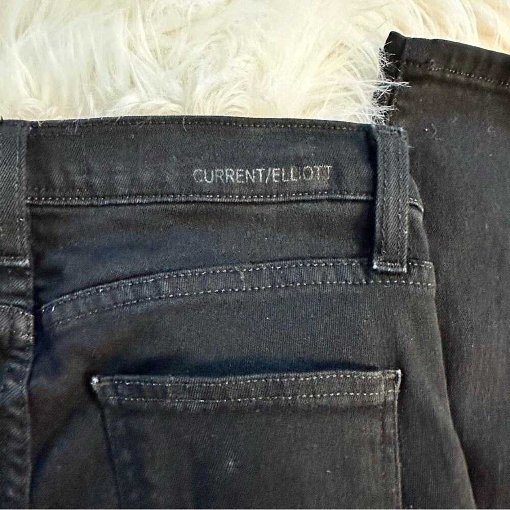Current Elliott Black Stiletto Jeans size 25 - Picture 7 of 11